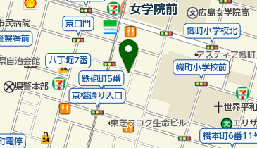 ハンド薬局鉄砲町店の地図画像