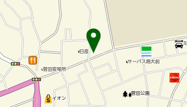 美容室リーフの地図画像