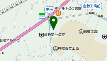 世界平和統一家庭連合・倉敷家庭教会の地図画像