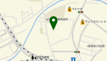 徳島市役所 子ども未来部 子ども保育課 城西保育所在宅育児家庭相談室の地図画像