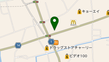 理容室ekの地図画像