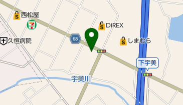 和処月歩の地図画像