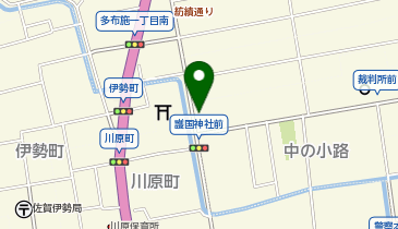 ドラッグイレブン薬局中ノ小路店の地図画像