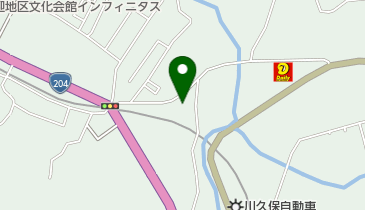 雀荘喜楽の地図画像