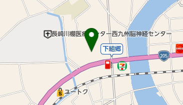 浦川クリーニング川棚店の地図画像