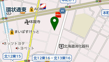 株式会社北海製鞄の地図画像