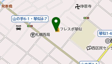 アップル札幌琴似店の地図画像
