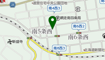 株式会社アイスタイル網走オフィスの地図画像