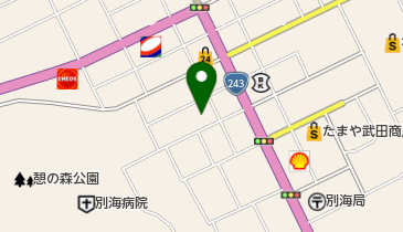 居酒屋味将軍の地図画像