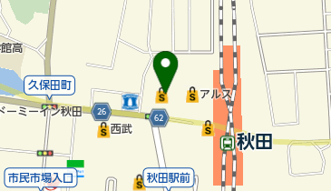 DIGAWELL秋田オーパ店の地図画像