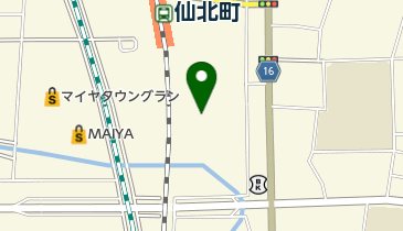 盛岡市役所 コミュニティ施設 仙北地区活動センターの地図画像