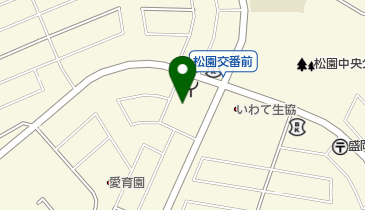 盛岡市役所 コミュニティ施設 松園地区活動センターの地図画像