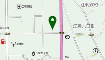 県南広域振興局 奥州地区合同庁舎江刺分庁舎 農政部農村整備室 管理用地の地図画像