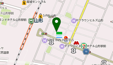翔洋学園高等学校山形マイン学習センターの地図画像