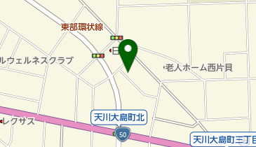 オッペン化粧品あじさい出張所の地図画像