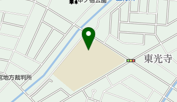 真岡東小学校留守家庭児童会の地図画像