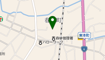 高萩市役所 リーベロたかはぎの地図画像