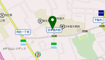 雄飛堂薬局千駄木店の地図画像