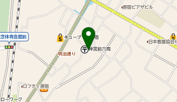 finetrackTOKYOBASEの地図画像