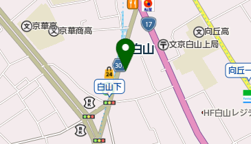 ゴルファーズ・ラボ 白山店の地図画像