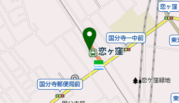 クリーニングしませんか恋ヶ窪店の地図画像