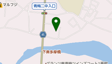 理容マルイの地図画像