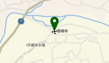 香積寺の地図画像