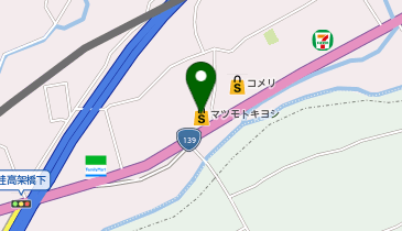 ドラッグストアマツモトキヨシ西桂店の地図画像