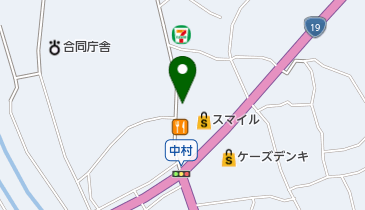 悦造中津川店の地図画像