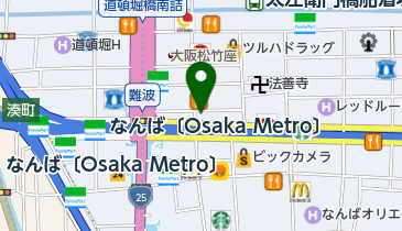 ジュリア・オージェ難波店の地図画像