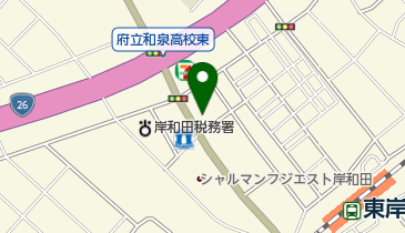 七輪焼鳥やどりぎの地図画像