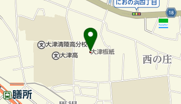 大津板紙労働組合の地図画像