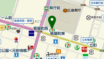 アミティーイングリッシュスクール広島紙屋町校の地図画像