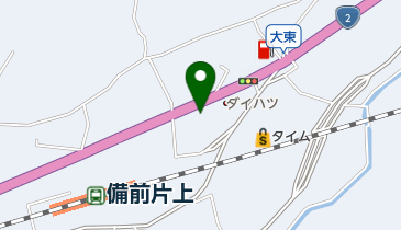 株式会社木庭備前店の地図画像