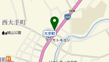 大洋ドライ大手町店の地図画像