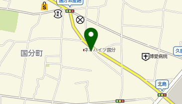 シャンプボーイZERO久留米国分店の地図画像