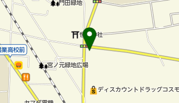 恒久神社の地図画像