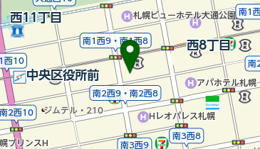 ヘアースタジオモダンの地図画像
