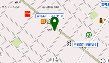 GRGarage札幌西の地図画像