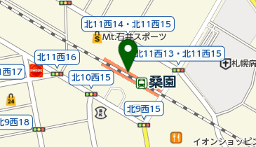 VIA桑園店の地図画像