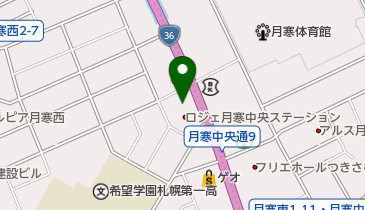 住友生命保険相互会社札幌支社平岸中央支部の地図画像