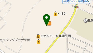 マイまくらイオンモール札幌平岡店の地図画像