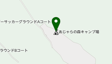 あじゃらの森キャンプ場管理棟の地図画像