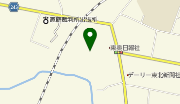 野辺地八幡宮の地図画像