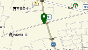 理容プラージュ会津若松滝沢店の地図画像