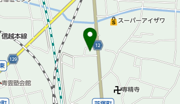 アルプス動物病院トリミング専用の地図画像