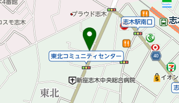 髪問屋あばれん坊新座店の地図画像