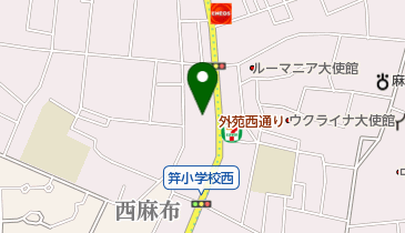 ZABOU西麻布店の地図画像