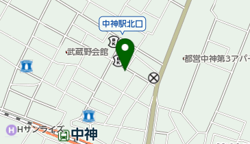 アルペジオ 昭島中神町園の地図画像