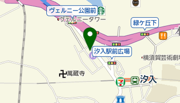 アップヘアー育毛サロン横須賀店の地図画像